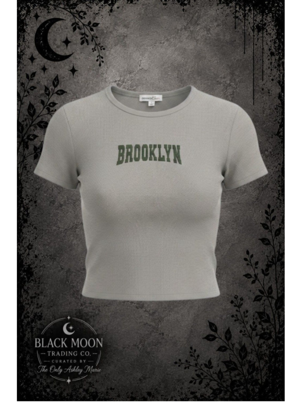25. Orange Kiss Brooklyn Ribbed Crop Tee Size L
